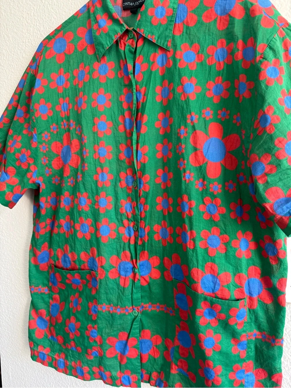 Cynthia Rowley Cotton Shirt - Picture 7 of 7